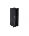 LANBERG rack cabinet 19inch free-standing 42U/600x1000 with glass door LCD self-assembly flat pack Kolor: CZARNY - nr 9