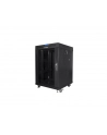 LANBERG free standing rack 19inch cabinet 15U 600x600 glass door LCD flat pack Kolor: CZARNY - nr 11