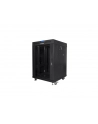 LANBERG free standing rack 19inch cabinet 15U 600x600 glass door LCD flat pack Kolor: CZARNY - nr 14