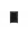 LANBERG free standing rack 19inch cabinet 15U 600x600 glass door LCD flat pack Kolor: CZARNY - nr 19