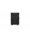 LANBERG free standing rack 19inch cabinet 15U 600x600 glass door LCD flat pack Kolor: CZARNY - nr 22