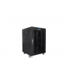 LANBERG free standing rack 19inch cabinet 15U 600x600 glass door LCD flat pack Kolor: CZARNY - nr 7