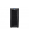 LANBERG free standing rack 19inch cabinet 27U 600x600 glass door LCD flat pack Kolor: CZARNY - nr 14