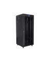 LANBERG free standing rack 19inch cabinet 27U 600x600 glass door LCD flat pack Kolor: CZARNY - nr 18