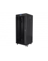 LANBERG free standing rack 19inch cabinet 27U 600x600 glass door LCD flat pack Kolor: CZARNY - nr 19