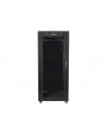 LANBERG free standing rack 19inch cabinet 27U 600x600 glass door LCD flat pack Kolor: CZARNY - nr 23