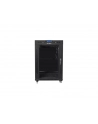 LANBERG free standing rack 19inch cabinet 15U 600x800 glass door LCD flat pack Kolor: CZARNY - nr 1