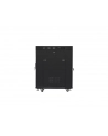 LANBERG free standing rack 19inch cabinet 15U 600x800 glass door LCD flat pack Kolor: CZARNY - nr 22