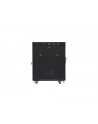 LANBERG free standing rack 19inch cabinet 15U 600x800 glass door LCD flat pack Kolor: CZARNY - nr 26
