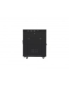 LANBERG free standing rack 19inch cabinet 15U 600x800 glass door LCD flat pack Kolor: CZARNY - nr 27