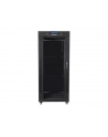 LANBERG free standing rack 19inch cabinet 27U 600x800 glass door LCD flat pack Kolor: CZARNY - nr 10
