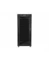 LANBERG free standing rack 19inch cabinet 27U 600x800 glass door LCD flat pack Kolor: CZARNY - nr 24