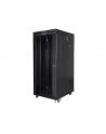 LANBERG free standing rack 19inch cabinet 27U 600x800 glass door LCD flat pack Kolor: CZARNY - nr 28