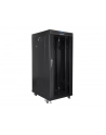 LANBERG free standing rack 19inch cabinet 27U 600x800 glass door LCD flat pack Kolor: CZARNY - nr 2