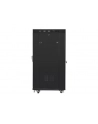 LANBERG free standing rack 19inch cabinet 27U 600x800 glass door LCD flat pack Kolor: CZARNY - nr 33