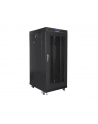 LANBERG free standing rack 19inch cabinet 27U 600x800 mesh door LCD flat pack Kolor: CZARNY - nr 11