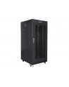 LANBERG free standing rack 19inch cabinet 27U 600x800 mesh door LCD flat pack Kolor: CZARNY - nr 12