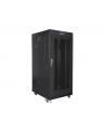 LANBERG free standing rack 19inch cabinet 27U 600x800 mesh door LCD flat pack Kolor: CZARNY - nr 2