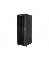 LANBERG free standing rack 19inch cabinet 37U 600x800 glass door LCD flat pack Kolor: CZARNY - nr 7