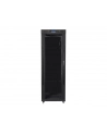 LANBERG free standing rack 19inch cabinet 37U 600x800 glass door LCD flat pack Kolor: CZARNY - nr 8