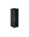 LANBERG free standing rack 19inch cabinet 42U 600x800 glass door LCD flat pack Kolor: CZARNY - nr 31