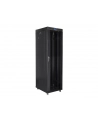 LANBERG free standing rack 19inch cabinet 42U 600x800 glass door LCD flat pack Kolor: CZARNY - nr 8
