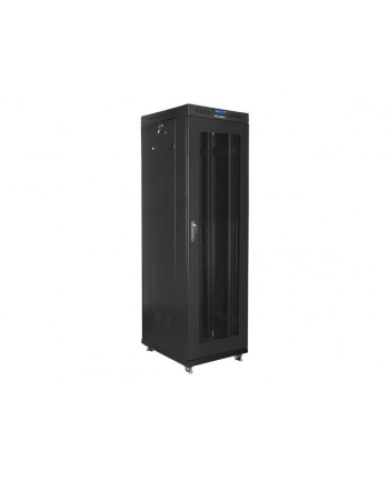 LANBERG free standing rack 19inch cabinet 42U 600x800 mesh door LCD flat pack Kolor: CZARNY nr 2