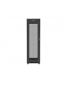 LANBERG free standing rack 19inch cabinet 42U 600x800 mesh door LCD flat pack Kolor: CZARNY - nr 6