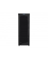 LANBERG free standing rack 19inch cabinet 42U 800x1000 glass door LCD flat pack Kolor: CZARNY - nr 28