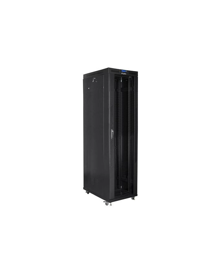 LANBERG free standing rack 19inch cabinet 47U 800x1000 glass door LCD flat pack Kolor: CZARNY główny