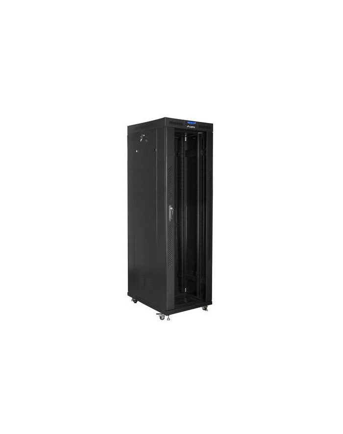 LANBERG free standing rack 19inch cabinet 42U 800x800 glass door LCD flat pack Kolor: CZARNY główny