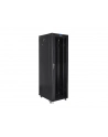 LANBERG free standing rack 19inch cabinet 42U 800x800 glass door LCD flat pack Kolor: CZARNY - nr 12