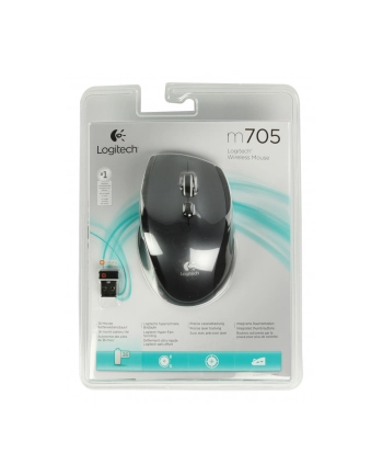 LOGITECH M705 Mouse Wireless Silver / Marathon - Laser - Tiny unifying nano receiver - Towar z uszkodzonym opakowaniem (P) nr 2