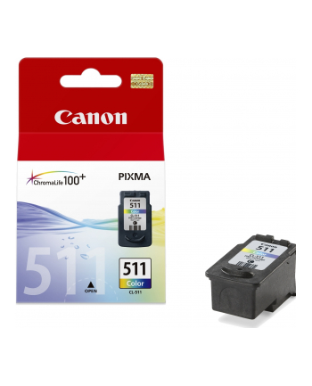 CANON CL-511 ink cartridge colour standard capacity 1-pack blister without alarm - Towar z uszkodzonym opakowaniem
