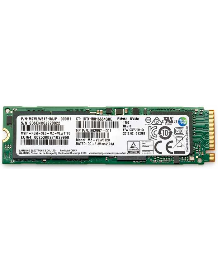 hp inc. HP 512GB PCIe NVME TLC SSD główny