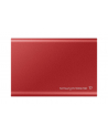 SAMSUNG Portable SSD T7 500GB extern USB 3.2 Gen 2 metallic red - Towar z uszkodzonym opakowaniem (P) - nr 27