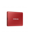 SAMSUNG Portable SSD T7 500GB extern USB 3.2 Gen 2 metallic red - Towar z uszkodzonym opakowaniem (P) - nr 53