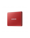 SAMSUNG Portable SSD T7 500GB extern USB 3.2 Gen 2 metallic red - Towar z uszkodzonym opakowaniem (P) - nr 54