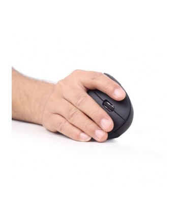 GEMBIRD MUSW-ERGO-01 Ergonomic wireless optical mouse MUSW-ERGO-01 1600 DPI USB Kolor: CZARNY - Towar z uszkodzonym opakowaniem (P) nr 1