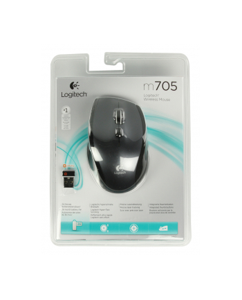 LOGITECH M705 Mouse Wireless Silver / Marathon - Laser - Tiny unifying nano receiver - Towar z uszkodzonym opakowaniem (P)