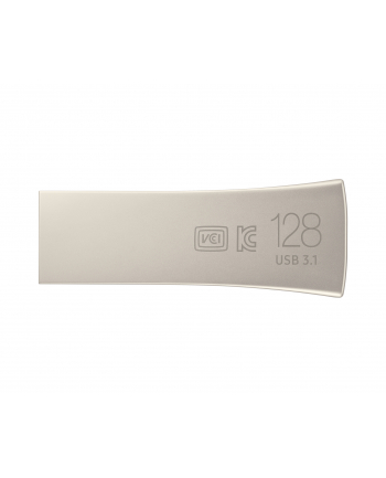 SAMSUNG BAR PLUS 128GB USB 3.1 Champagne Silver - Towar z uszkodzonym opakowaniem (P)