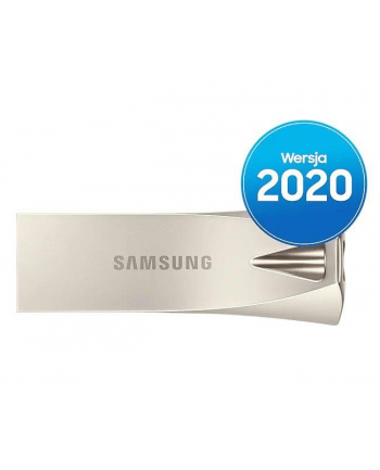 SAMSUNG BAR PLUS 128GB USB 3.1 Champagne Silver - Towar z uszkodzonym opakowaniem (P)