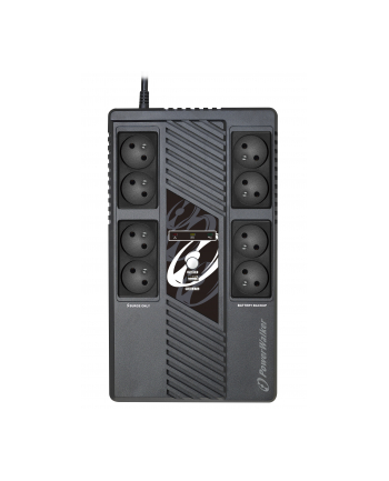 POWER WALKER UPS Line-Interactive 100VA MS 8x FR RJ45 in/out USB HID USB charger - Towar z uszkodzonym opakowaniem (P)