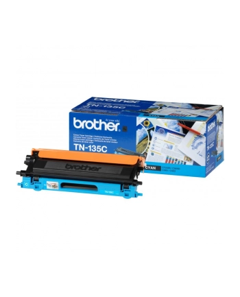 BROTHER TN-135 toner cartridge cyan high capacity 4.000 pages 1-pack - Towar z uszkodzonym opakowaniem (P) nr 2