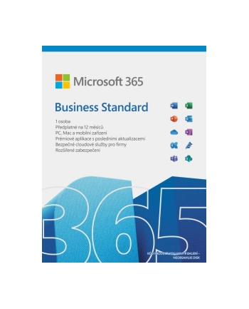 microsoft MS M365 Bus Standard Retail German Subscription P8 EuroZone 1 License Medialess 1 Year (EN) nr 1