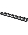 DIGITUS Patch Panel Case 1U for Keystone Module 24-Port 19Inch for RJ45 and LWL module Kolor: CZARNY - Towar z uszkodzonym opakowaniem (P) - nr 6