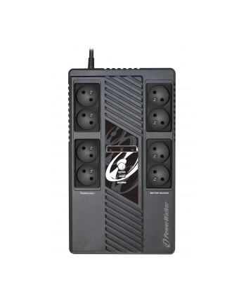POWER WALKER UPS Line-Interactive 100VA MS 8x FR RJ45 in/out USB HID USB charger - Towar z uszkodzonym opakowaniem (P) nr 1