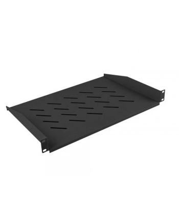 LANBERG AK-1008-B fixed shelf 19 1U/483x315mm max load capacity up to 20kg Kolor: CZARNY - Towar z uszkodzonym opakowaniem (P) nr 2