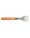 DIGITUS Installation cable cat.7 S/FTP Dca solid wire AWG 23/1 LSOH 50m orange foiled - nr 3