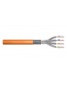 DIGITUS Installation cable cat.7 S/FTP Dca solid wire AWG 23/1 LSOH 50m orange foiled - nr 4